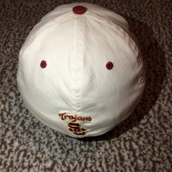 Nike USC Trojans Hat/Cap (White/(Crimson/Maroon)) - Picture 3 of 7
